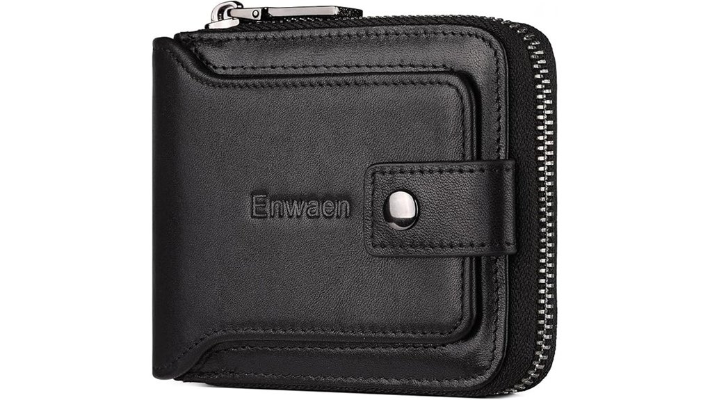men s rfid leather wallet