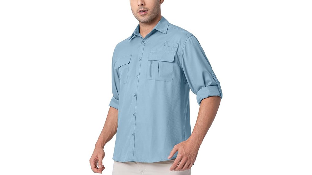 Hiking Shirts: Moisture-Wicking Fabrics Compared 4 men s safari shirts uv protected