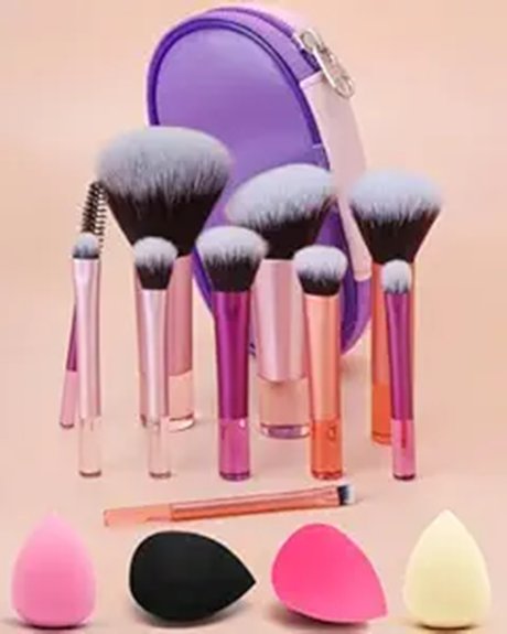 Best Mini Makeup Brush Sets for Effortless Travel 7 mini 14 piece travel brushset