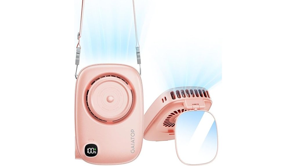 Best Portable Fans for Travel: Neck vs Handheld 6 mini rechargeable neck fan