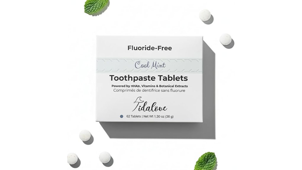 Best Travel Toothpaste Tablets for Carry-Ons 14 minty fluoride free toothpaste tablets