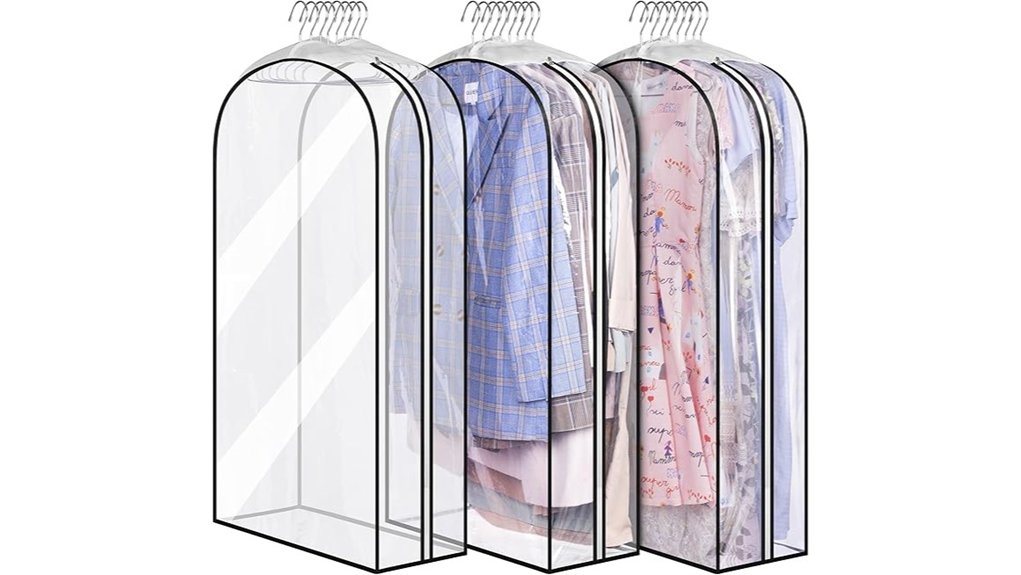 The Best Garment Bags for Wrinkle-Free Packing 5 misslo clear garment bags