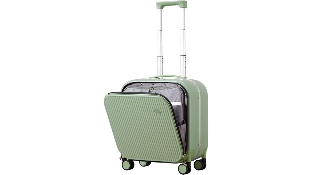 Hard-Shell Suitcases: Polycarbonate vs ABS—Which Wins 6 mixi 18 inch carry on laptop