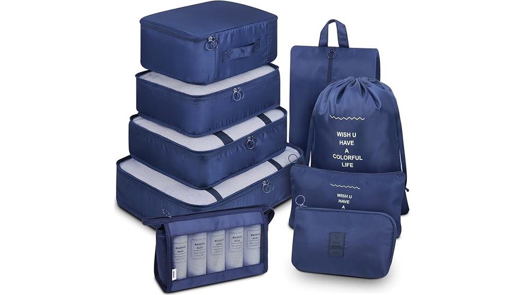 Luggage Organizers for Overhead Bins That Save Space 9 mossio 9 piece packing cubes