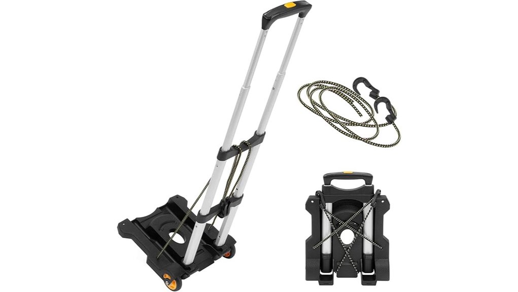 Best Luggage Carts for Heavy Bags 10 mount it folding luggage cart 77 lb
