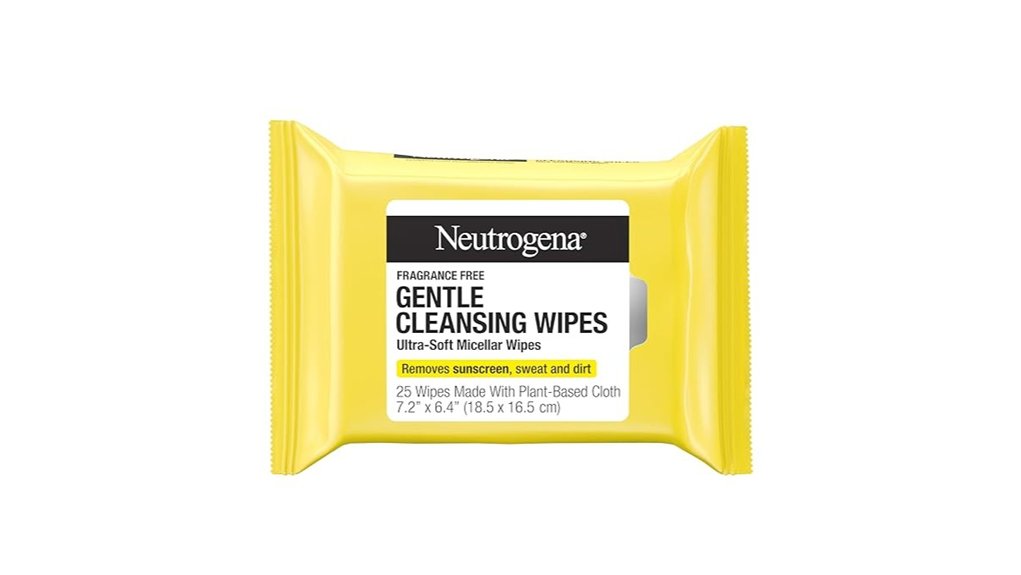 Face Wipes for Long Flights That Keep You Fresh 7 neutrogena fragrance free cleansing wipes