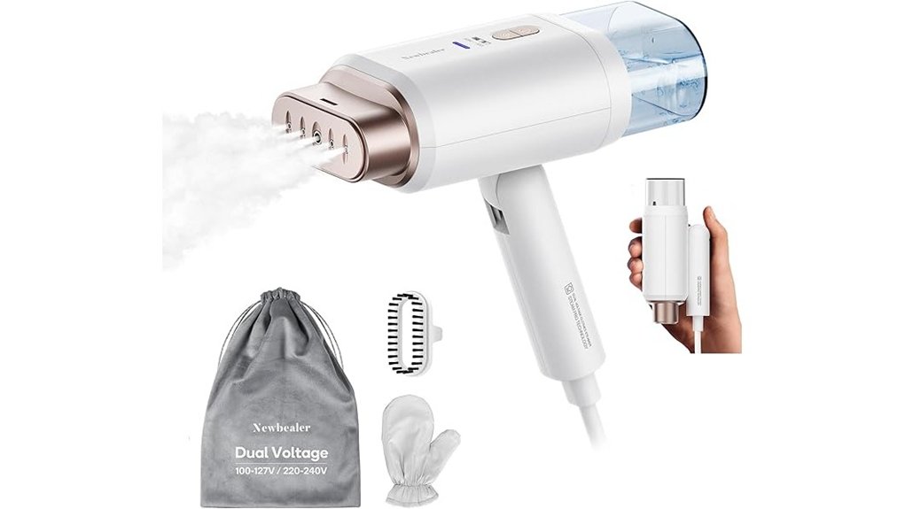 Best Garment Steamers (Travel-Size, Dual Voltage) 13 newbealer dual voltage garment steamer