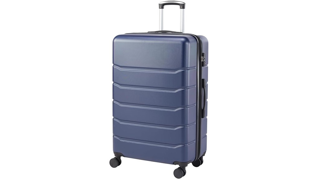 Best Carry-On Suitcases With Quiet Wheels 1 newbulig 20 inch blue carry on