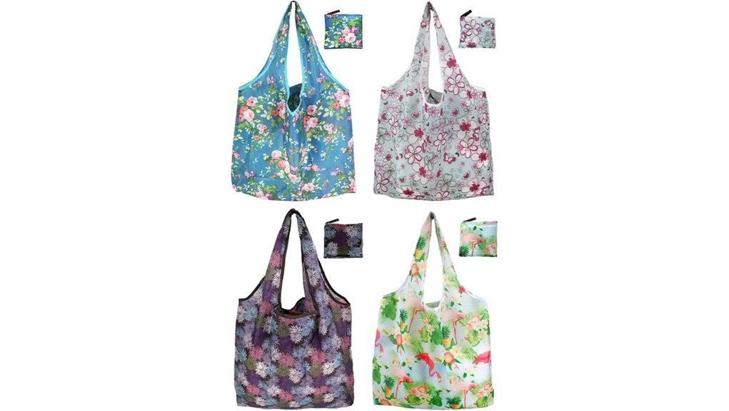 Foldable Shopping Bags That Make Market Days Effortless 5 noilk reusable bags 4 pack