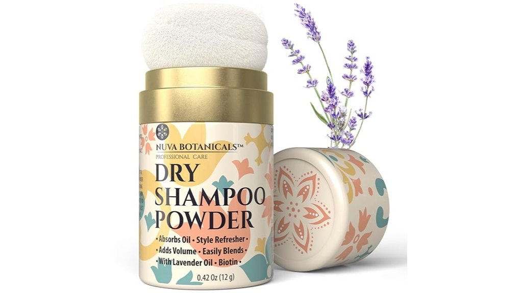 Best Dry Shampoo for Travel: Extending Hair Wash Days 5 nuva botanicals biotin dry shampoo