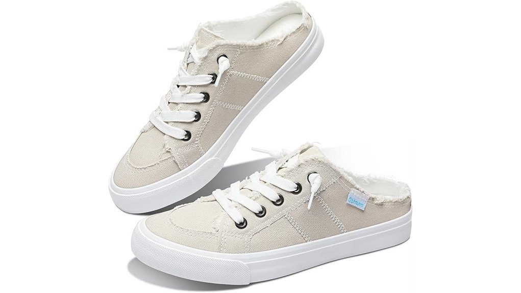 obtaom women s canvas mules