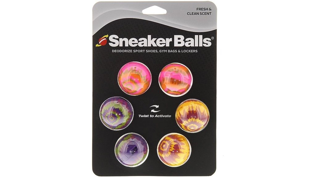 Travel Shoe Deodorizers Keep Your Feet Fresh On Long Trips 2 odor fighting sneaker 6 pack balls