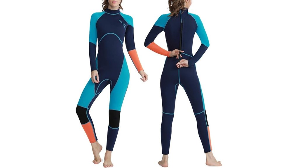 Wetsuits: Thickness and Flexibility for Water Temp 9 omgear 3mm neoprene backzip