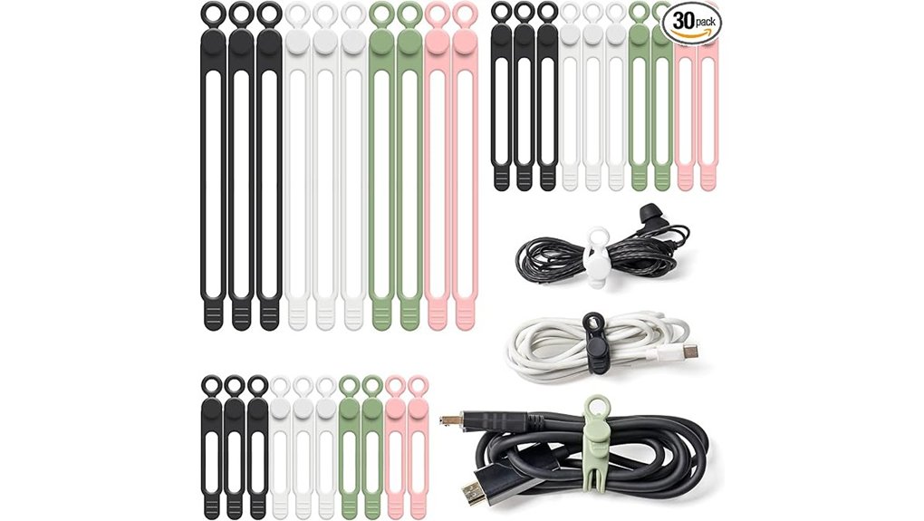 oneleaf silicone cord organizers