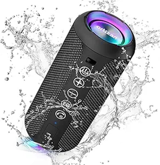 The Best Portable Speakers for Beach and Hotel Rooms 12 ortizan portable bluetooth waterproof
