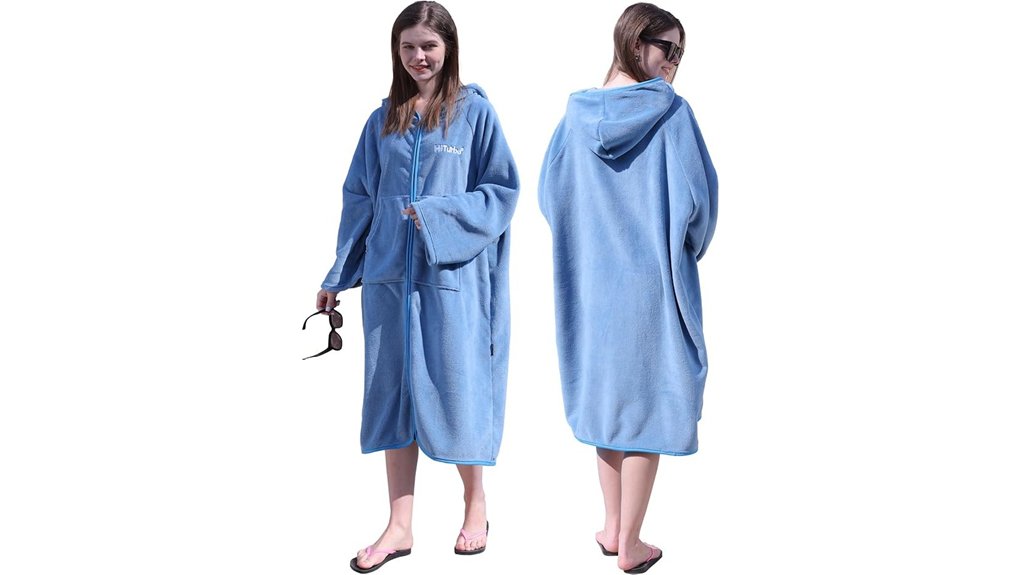oversized surf poncho hoodie