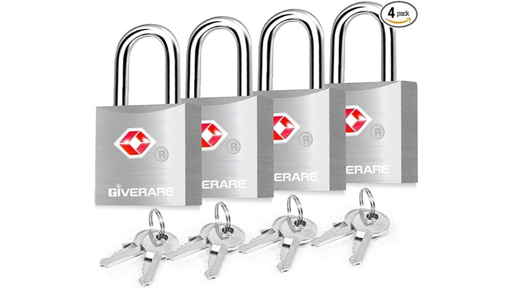 Best Travel Locks for Hostels and Luggage (Combo vs Key) 12 pack of tsa approved locks