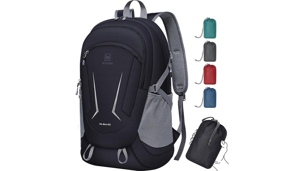 packable 45l waterproof backpack