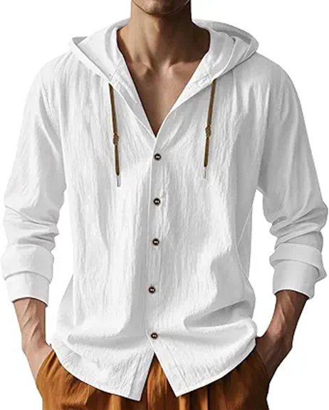 Linen Clothing for Hot Climates That Keeps You Cool 2 pidogym men s cotton linen shirt