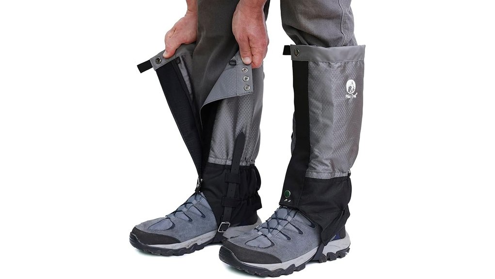 Snow Gaiters That Conquer Winter Trails 3 pike trail adjustable gaiters