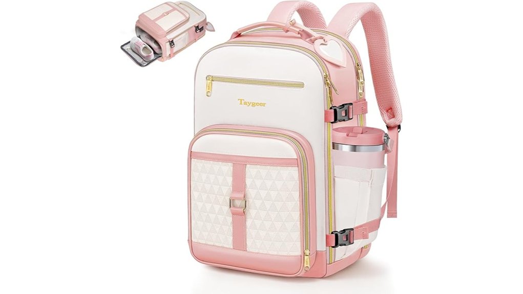 Top Personal-Item Backpacks for Budget Airlines Under Seat 13 pink kids tsa backpack