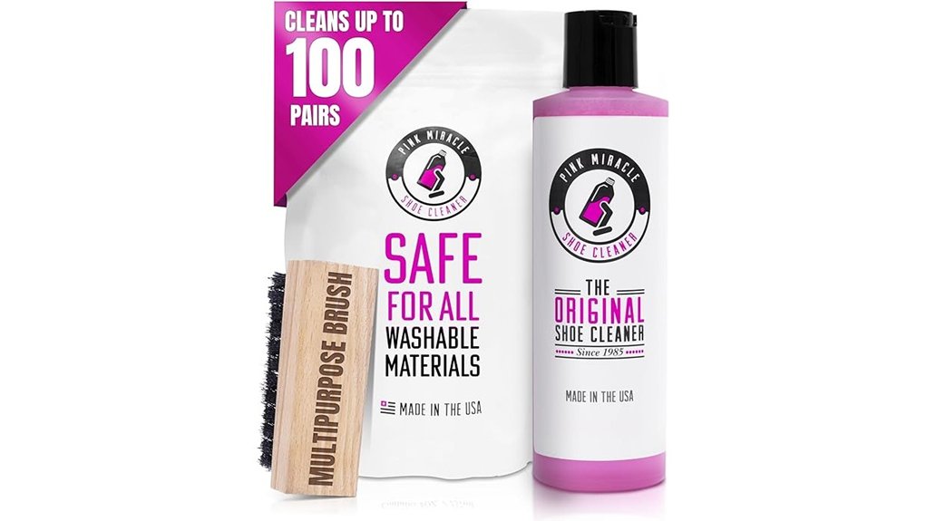Best Shoe Cleaning Kits for Long Trips 7 pink miracle sneaker kit