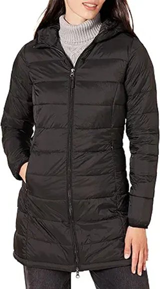 Packable, Warm Winter Jackets for Travel 9 plus size hooded puffer coat