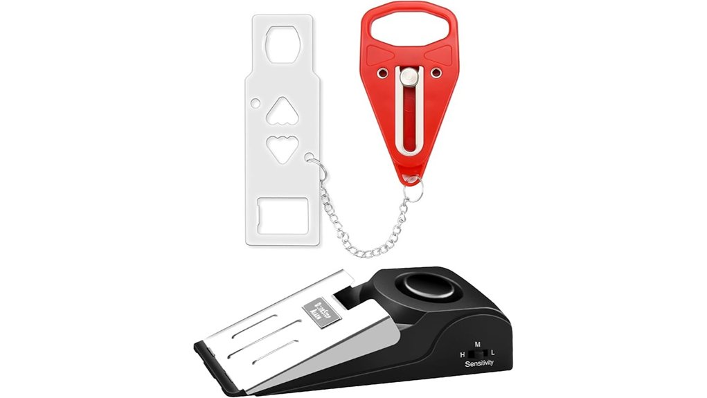 Top Portable Door Locks Hotels and Rentals Trust 11 portable 120db door lock