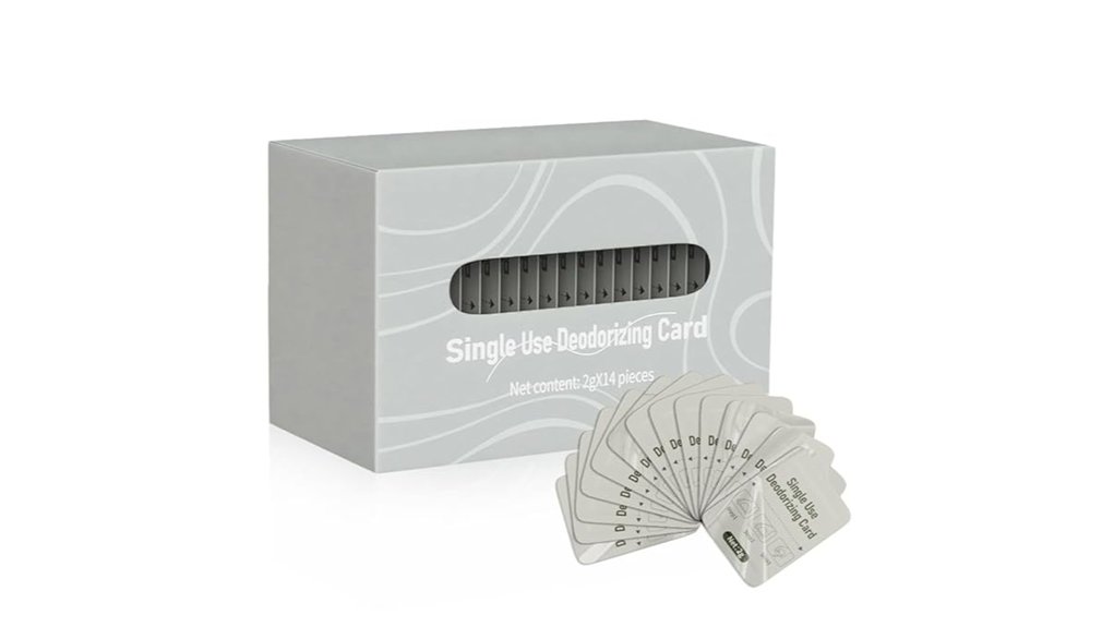 Travel Deodorants That Survive Heat: No Melting, No Mess 2 portable 14 pack odor protection cards