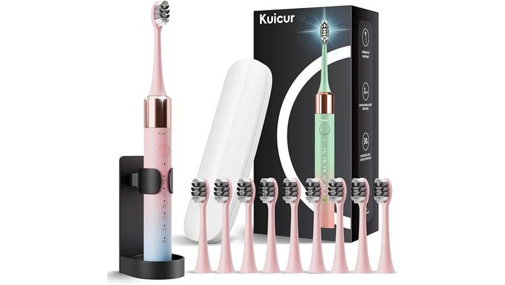 Electric Toothbrushes for Travel (Case + Battery Life) Ready 5 portable 90 day 10 head brush