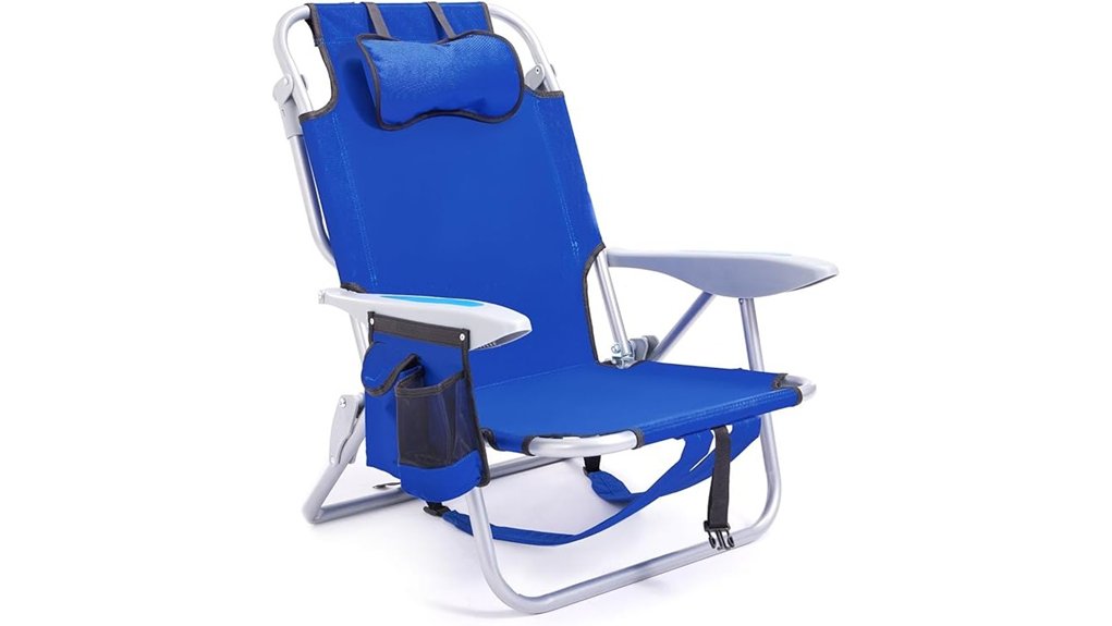 Lightweight & Portable Beach Chairs for Ultimate Sand Comfort 14 portable five position beach chair