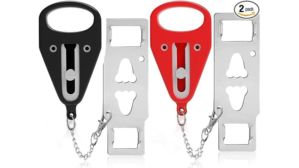 Top Portable Door Locks Hotels and Rentals Trust 15 portable heavy duty door locks