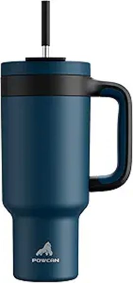 Best Spill-Resistant Tumblers for Road Trips 13 powcan 40oz insulated tumbler