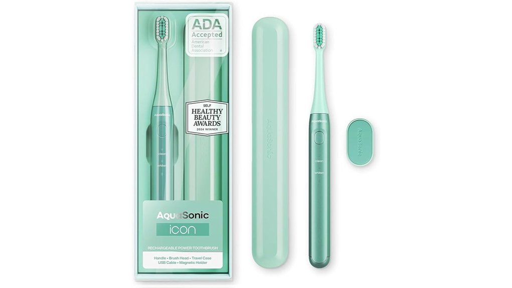 rechargeable aquasonic icon toothbrush