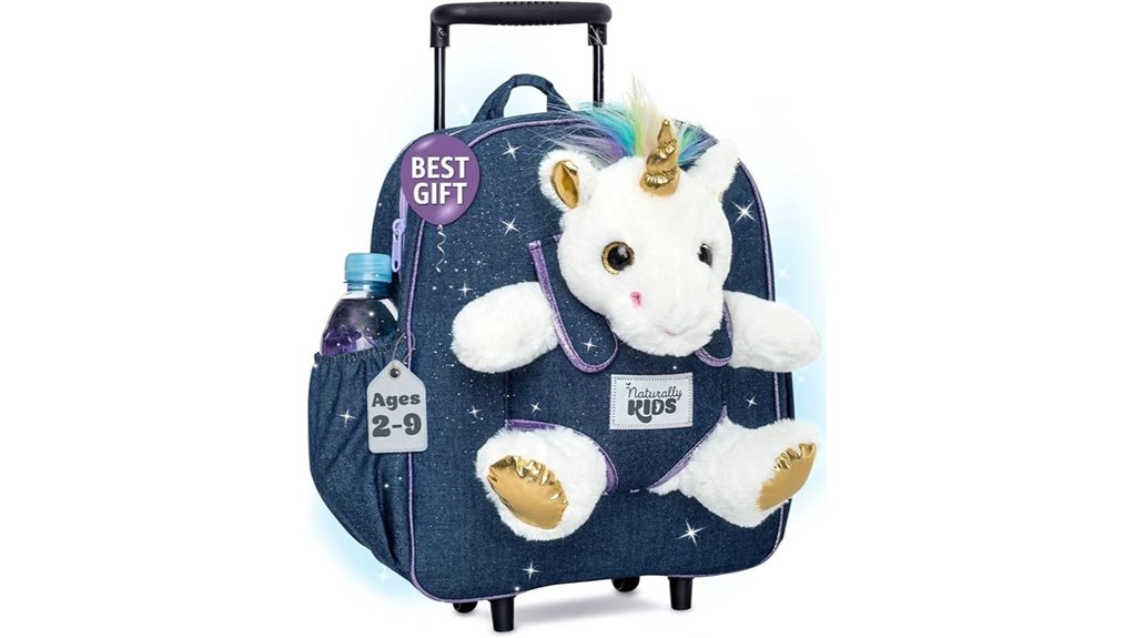Kids' Luggage: Rolling vs Backpack, Which to Choose 7 removable unicorn toy luggage