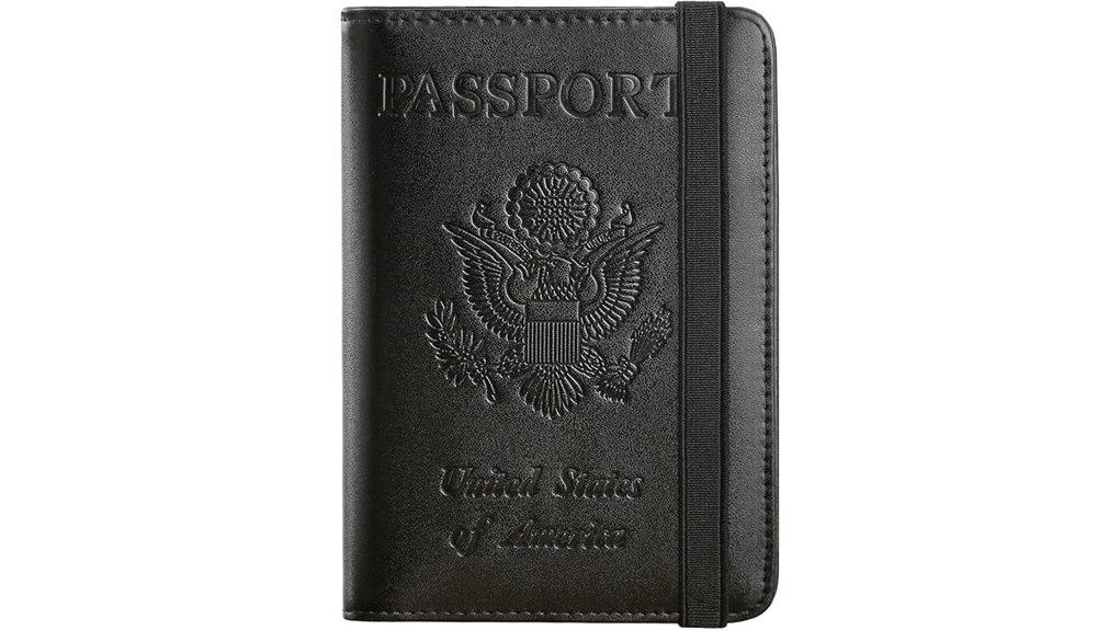Passport Holders: Leather, Fabric, and RFID Options 9 rfid blocking passport holder