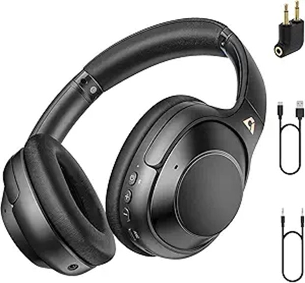 Top Noise-Canceling Headphones That Make Long Flights Silent 14 riibox y7pro hybrid anc