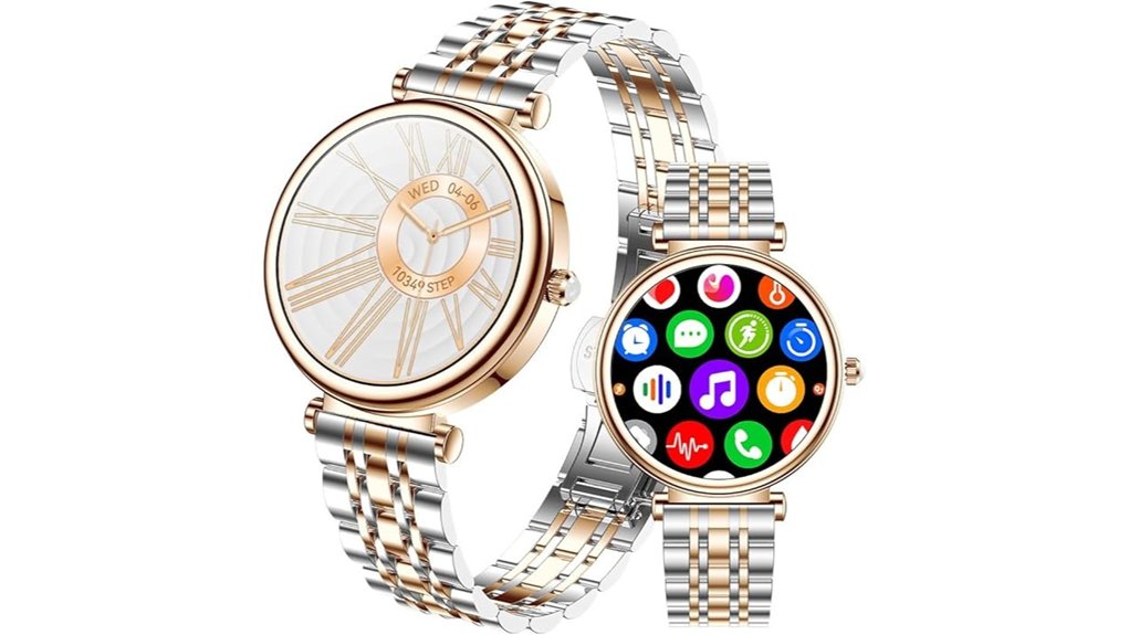 Travel Watches: Smart vs Analog vs Hybrid 5 rosegold women s 1 27in smartwatch