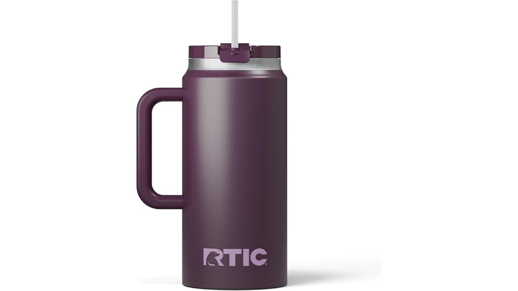 Best Spill-Resistant Tumblers for Road Trips 3 rtic 64oz insulated tumbler