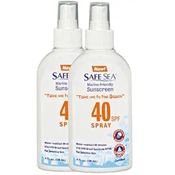 Reef-Safe Sunscreens That Are Truly Eco-Friendly 14 safe sea spf40 2 pack