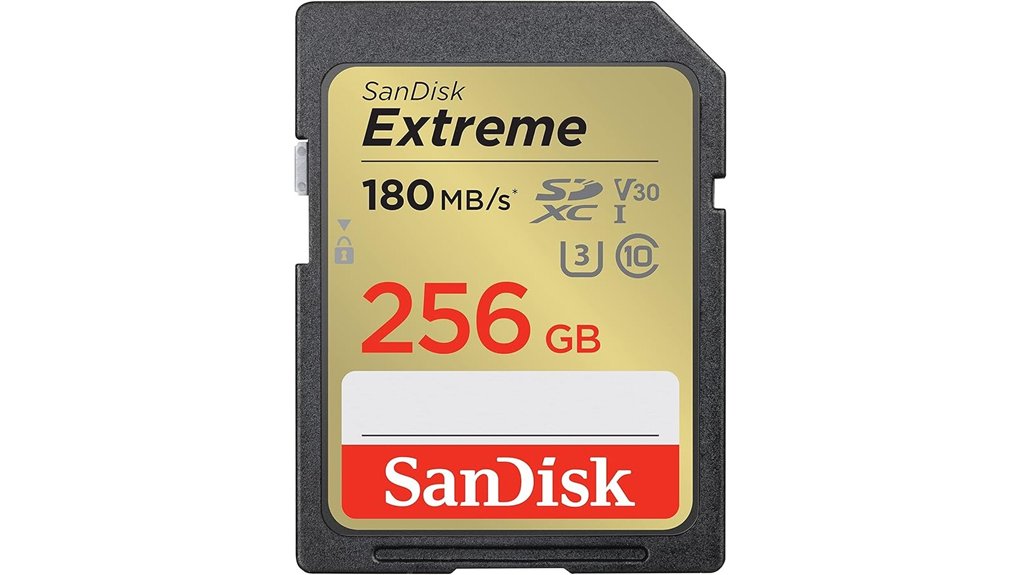 sandisk 256gb extreme sdxc