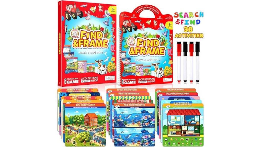 Travel Games & Entertainment for Flights That Pass the Time 15 search and find books for 3 5