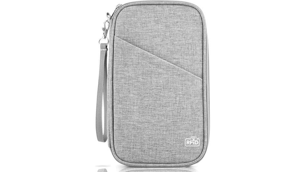 Family Travel Document Organizers: Passports, Tickets & Cash 2 secure waterproof rfid wallet