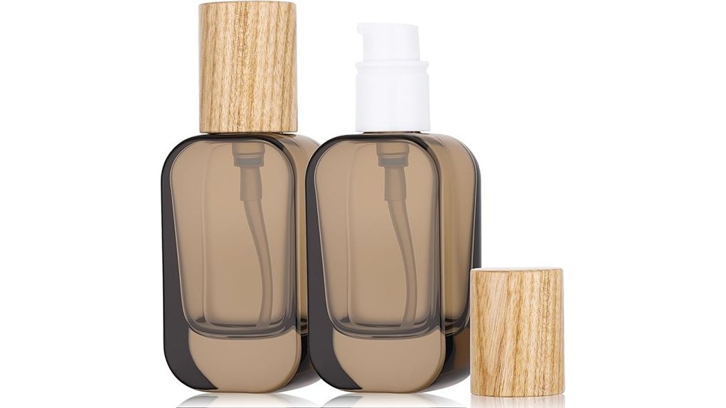 Best Mini Pump Bottles for Lotions and Sunscreen 13 segbeauty 30ml glass pump