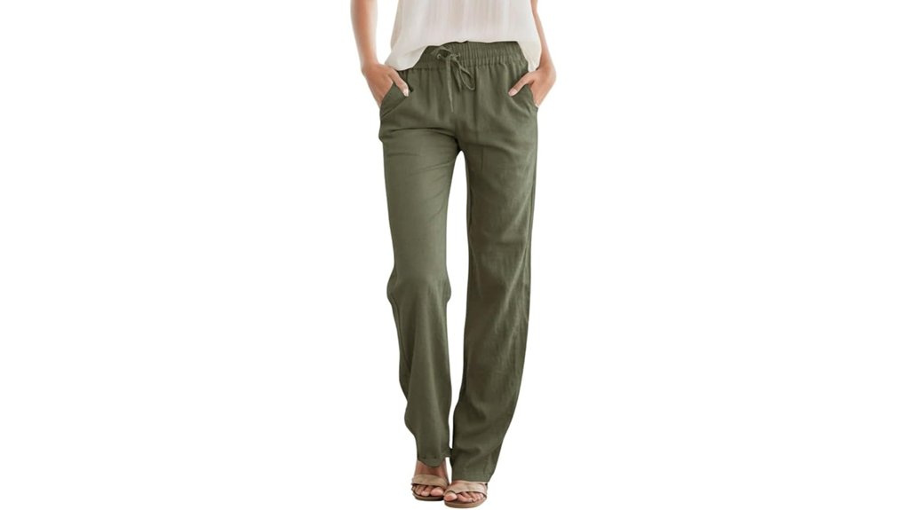 Linen Clothing for Hot Climates That Keeps You Cool 4 semaro linen high waist pants