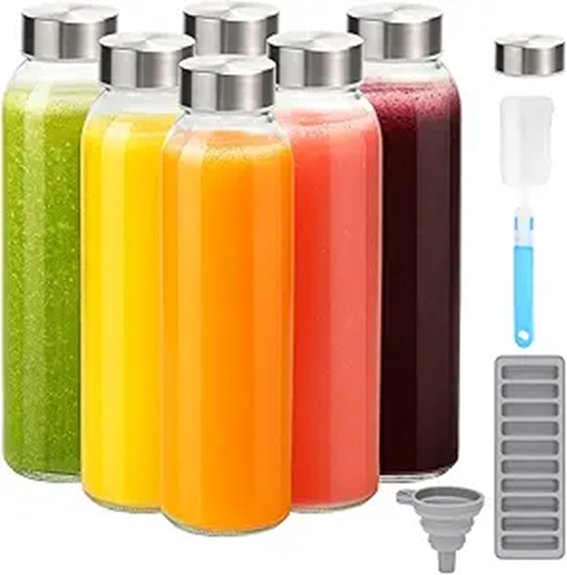 7 Best Reusable Water Bottle 4 set of six bottles