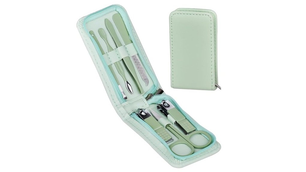 Best Travel Nail Care Kits That Pack Light 1 seven stainless nail clippers