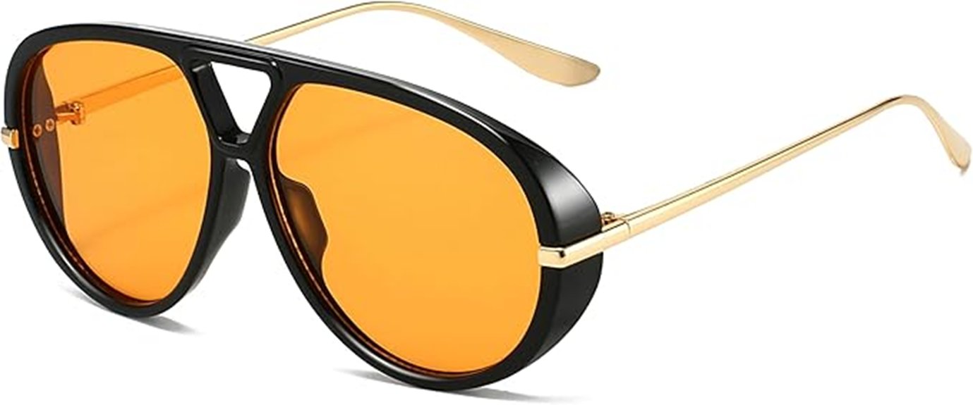 Sunglasses Styles for City Streets and Sun 14 sevencolor oversized aviator sunglasses