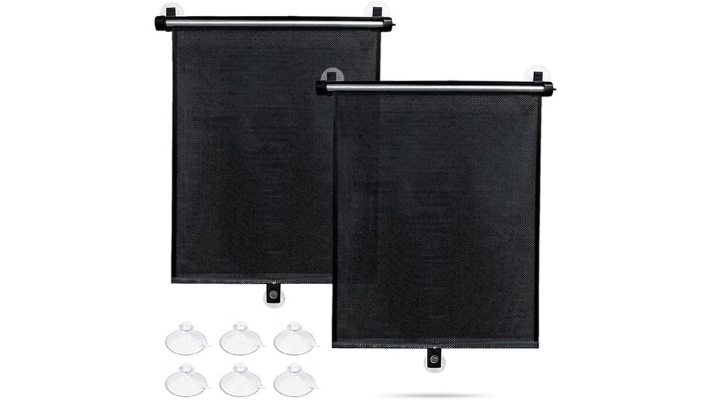 Best Car Window Shades for Road Trips 13 sfee 2 pack retractable visors