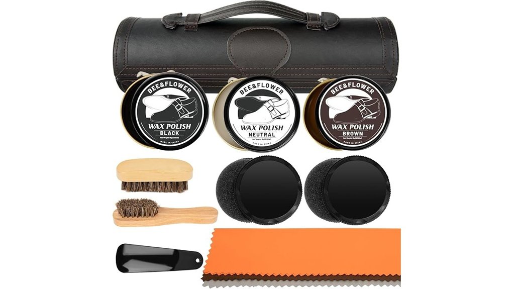 Best Shoe Cleaning Kits for Long Trips 13 shoe shine kit case